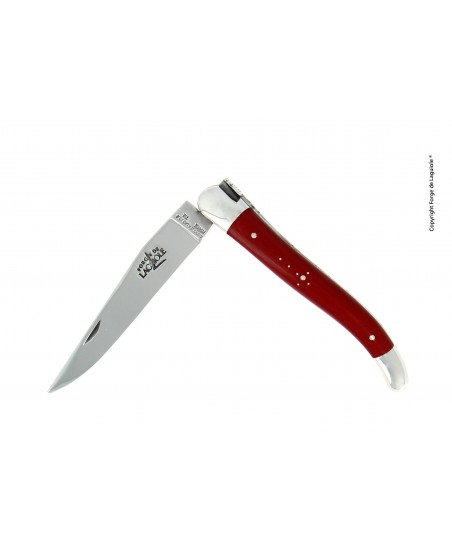 Laguiole Folding Knife Compressed Red 