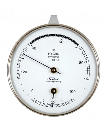 Synthetic hygrometer with thermometer
