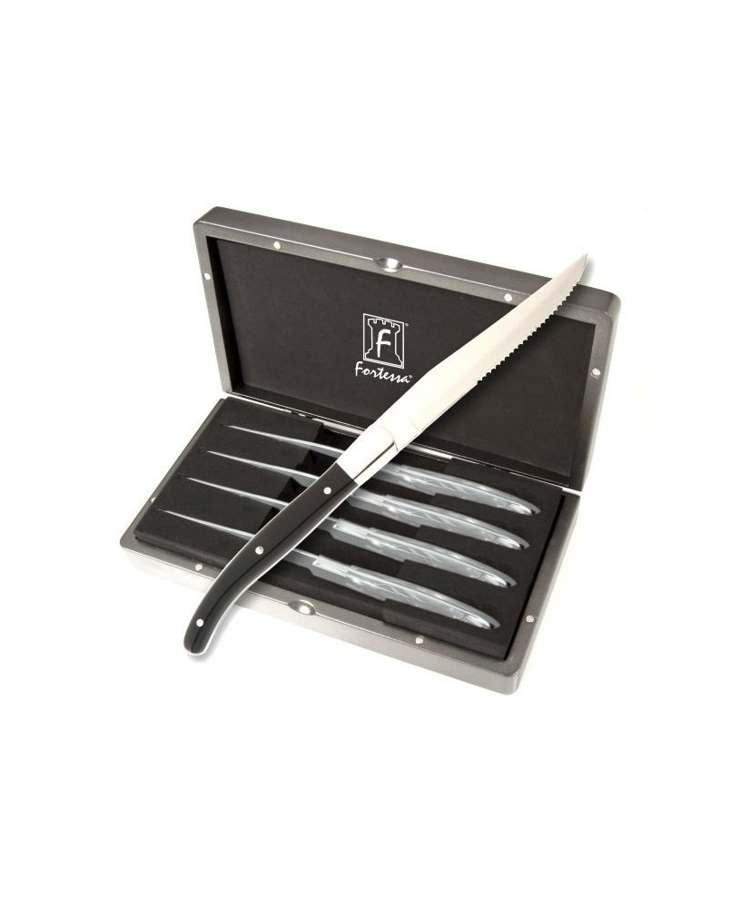Black Steak Knives with Gift Box
