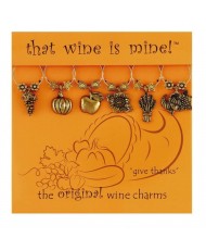 Wine charm - Give Thanks