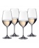 Set of 4 Riedel Riesling Wine Glasses