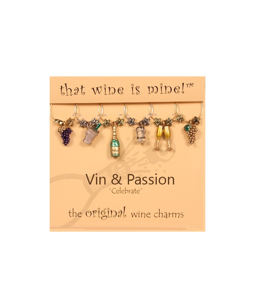Wine charm - Celebrate