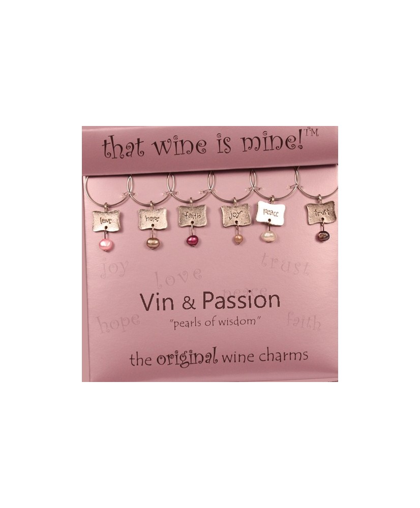Wine charm - Pearls of wisdom