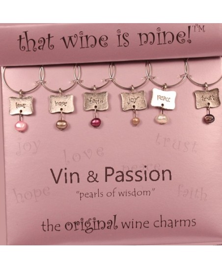 Wine charm - Pearls of wisdom
