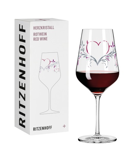 Red Wine Glass Red Ritzenhoff 3008008 Kurz Kurz Design 2014