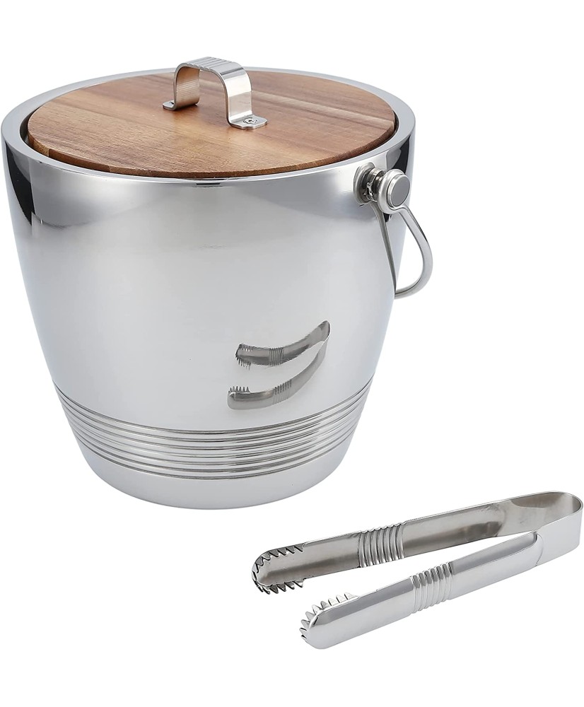 Craft House Ice Bucket with Tongs