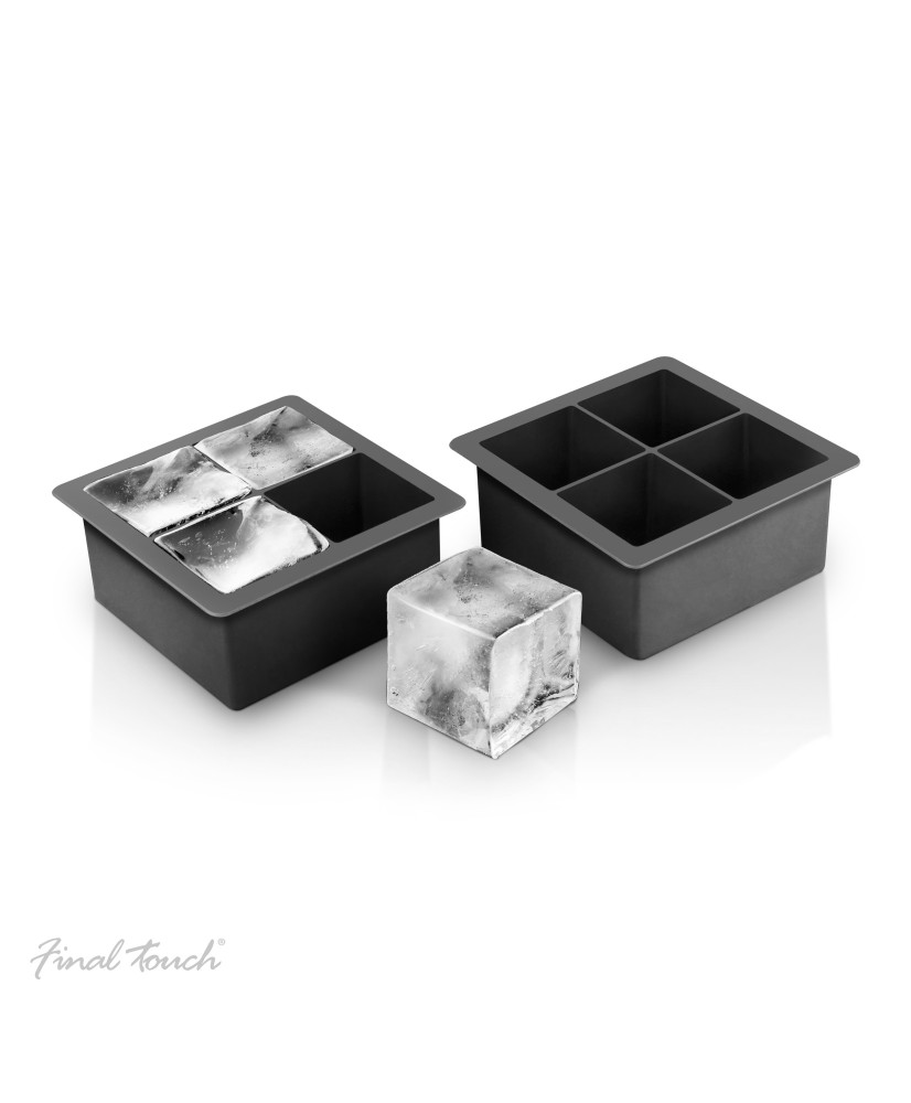 Set of 2 Extra-Large 4 Cube Ice Mould