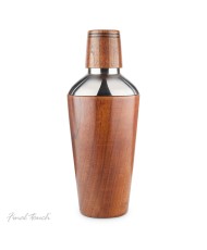 Handmade Wood Cocktail Shaker