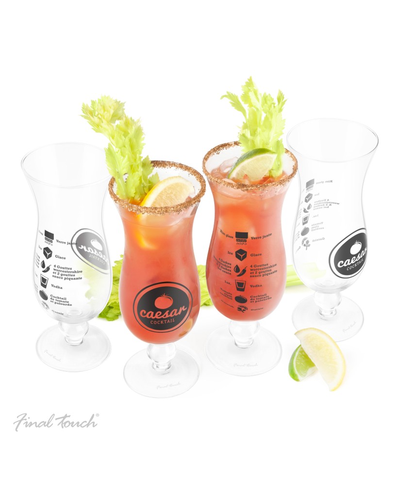 Set of 4 Caesar Cocktail Glasses