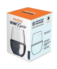 Black Asobu Wine Glass Cooler