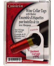 Wine Cellars Tags (50) with Marker