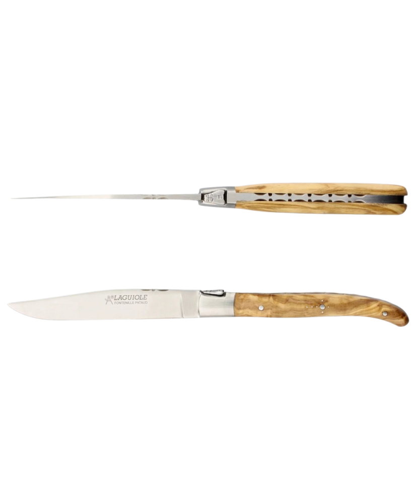 Set of 2 Laguiole Table Knives - Oliver Wood