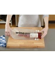 Set of 5 Wine Skin - Bottle Transport Bag