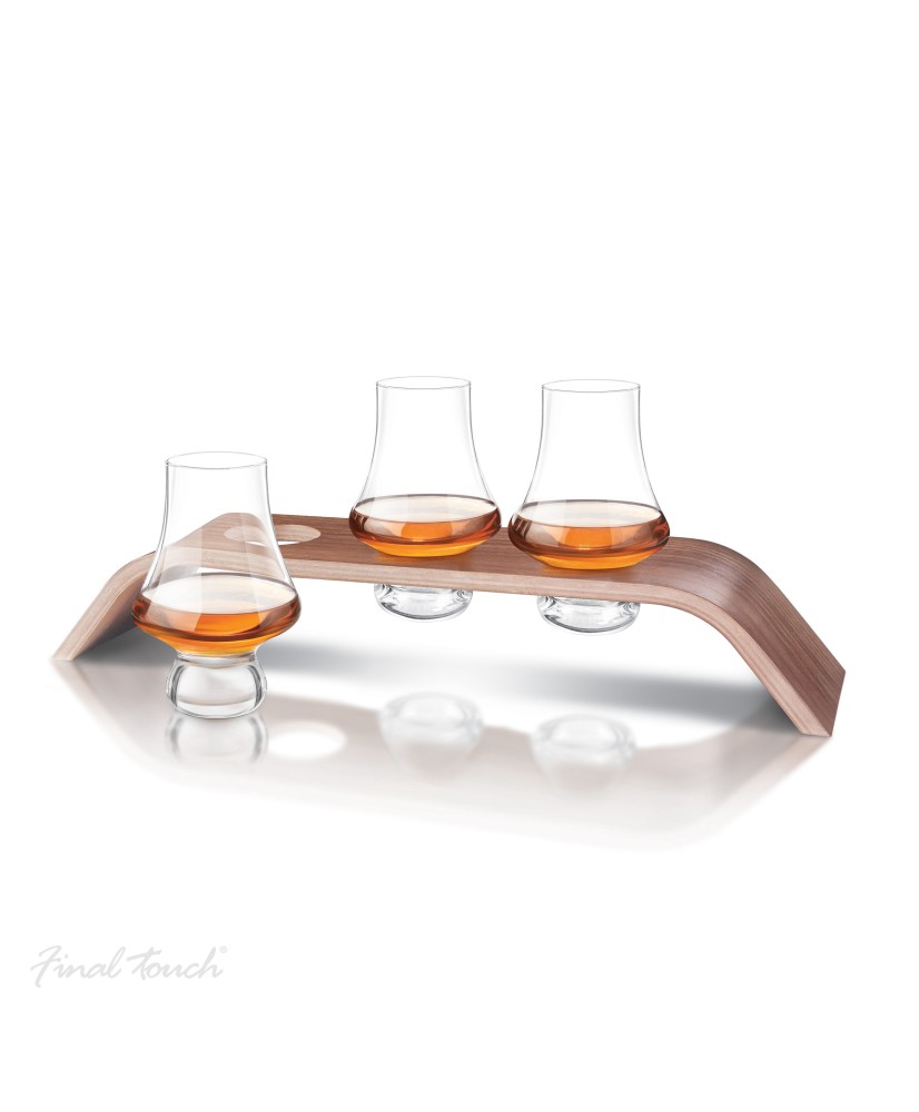 4 Piece Whiskey Flight Tasting Set