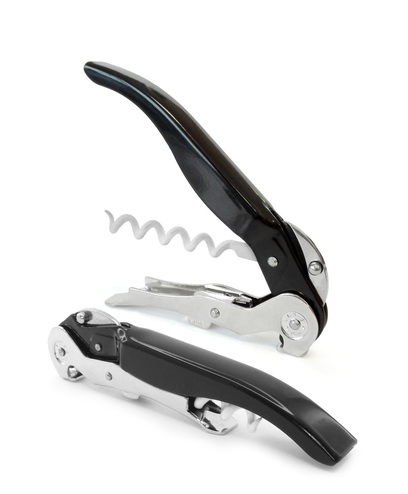 Black Left-Handed Corkscrew