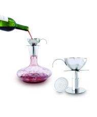 Stainless Steel Wine Aerator & Base