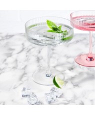 Ribbed Cocktail Coupe 290ml, Set of 4