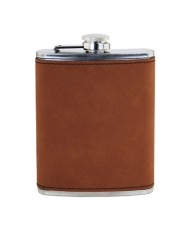 Suave pocket flask - Rawhide leatherette