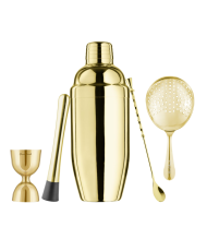 Final Touch |  Golden Cocktail Set - 6 Items