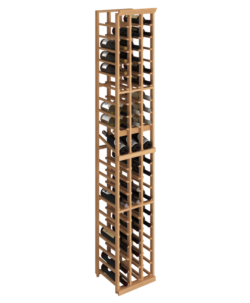 Elite Kit Rack |  Mahogany Standard Modular three-column Bottle Rack