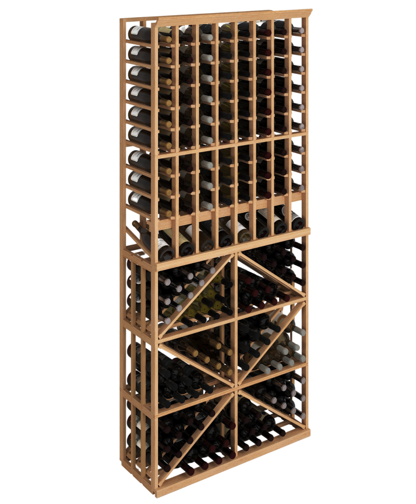 Elite Kit Rack |  Mahogany 8-Column & Diamond Rack