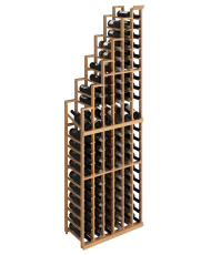 Elite Kit Rack |  Mahogany Modular Left Cascade 6 Columns