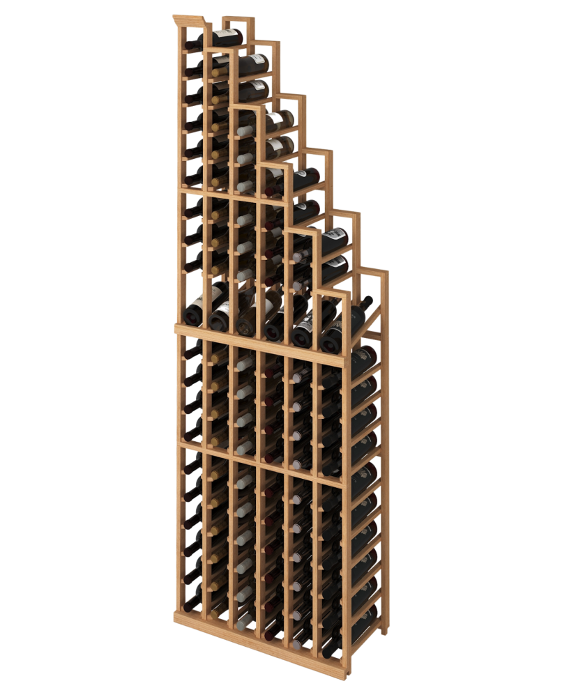 Elite Kit Rack |  6 Colonnes Cascade Droite Modulable en Acajou