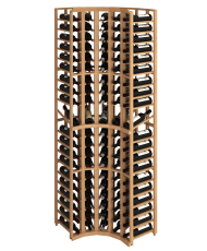 Elite Kit Rack |  5 Colonnes Courbées de Coin en Acajou