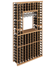 Elite Kit Rack  |  10-Column Mahogany Tasting Stand