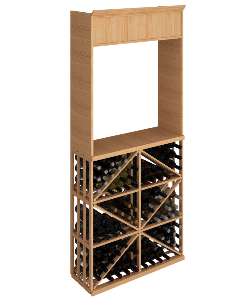 Elite Kit Rack |  Tasting Display Kit Rack (Slat Bin Rack) 96 Bottles