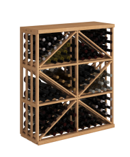 Elite Kit Rack |  Casier Demi-Hauteur Diamant 96 Bouteilles