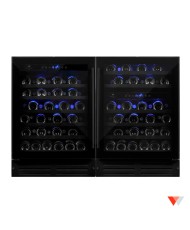 WineCell'R wine cellar - Black Pearl Collection | 92 Bottles - 3 Zones