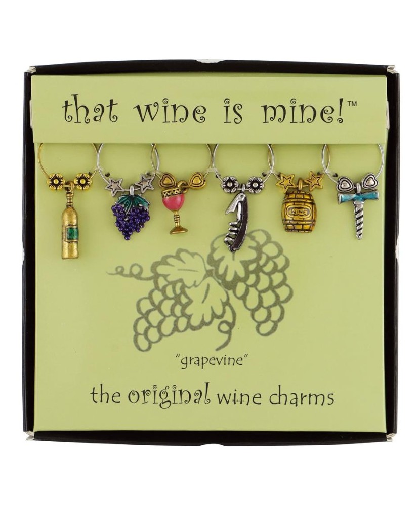 Wine Charm - Grapevine