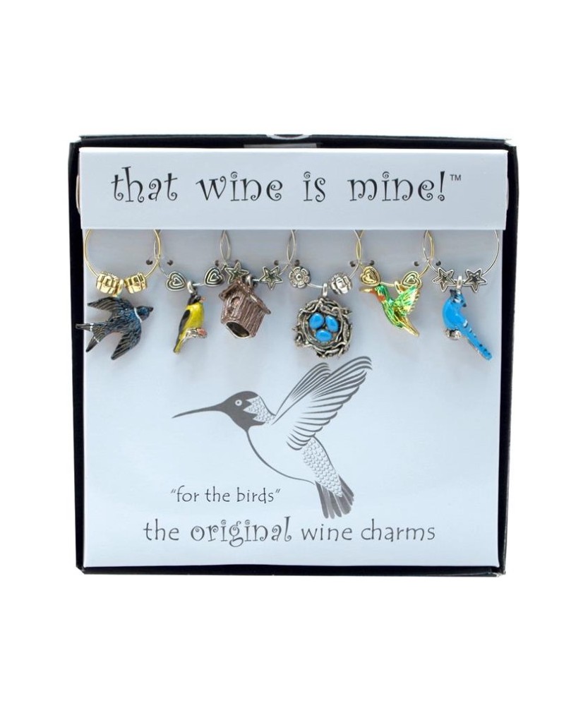 Wine Charm - For the birds