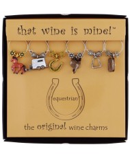 Wine Charm - Equestrian