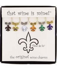 Wine Charm - Fleur de Lis