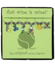 Wine Charm - Game, Set, Match!