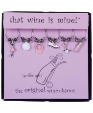 Wine Charm - Golfer Girls