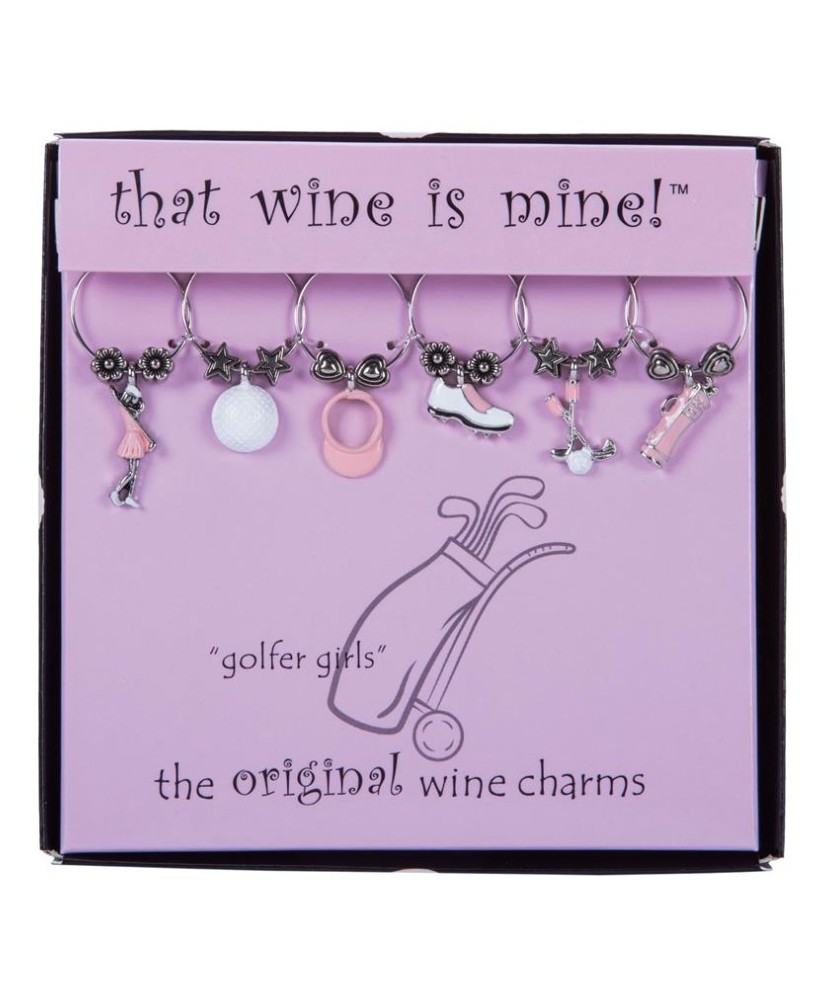 Wine Charm - Golfer Girls