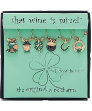 Wine Charm - Luck of the Irish