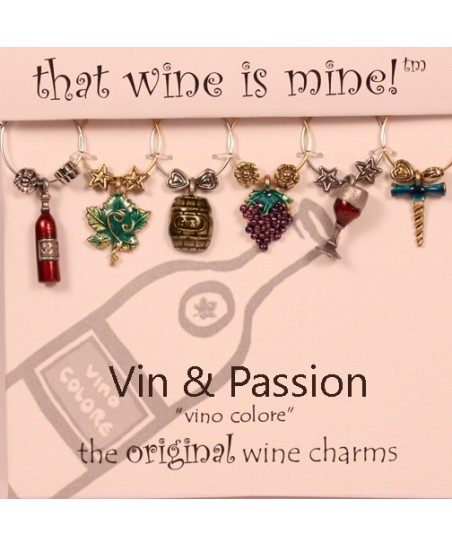  Wine charm - "Fore" Golf