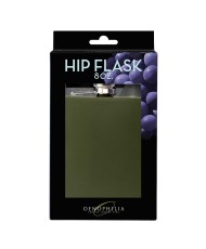 Flask "Oenophilia" Army green 8 oz.