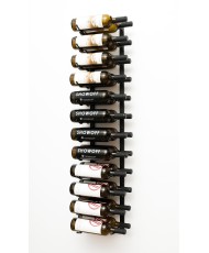 24 Bottles Wall Mounted Rack - W Series - Vintage View