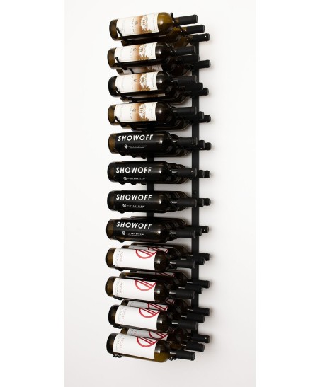 36 Bottles Wall Mounted Rack - W Series - Vintage View