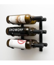 6 Bottles Wall Mounted Rack - W Series - Vintage View