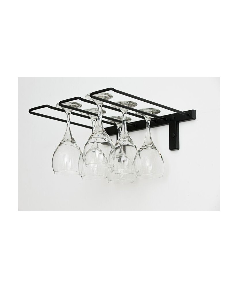 Porte-gobelet à vin-étagère de support de support de verre à vin suspendue pour présentoir de salon de cuisine 