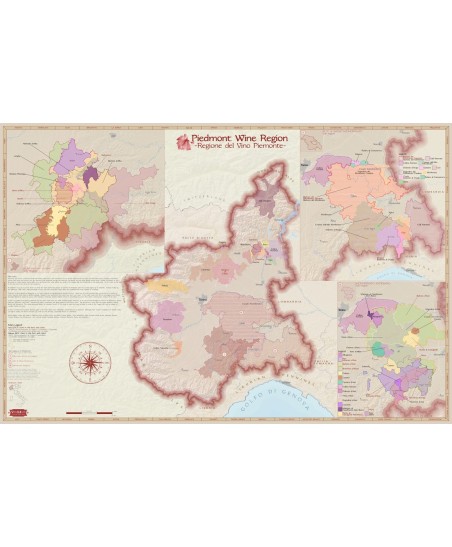 Vinery Map Region of Piedmont