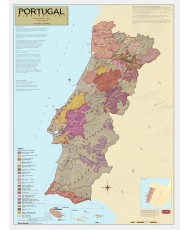 Vineyard Map Region of Portugal