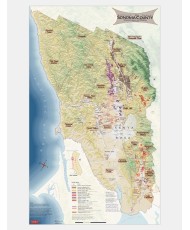 Mappe Vinicole Région de Sonoma