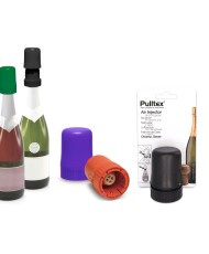 Cap and Pump for Sparkling Wine